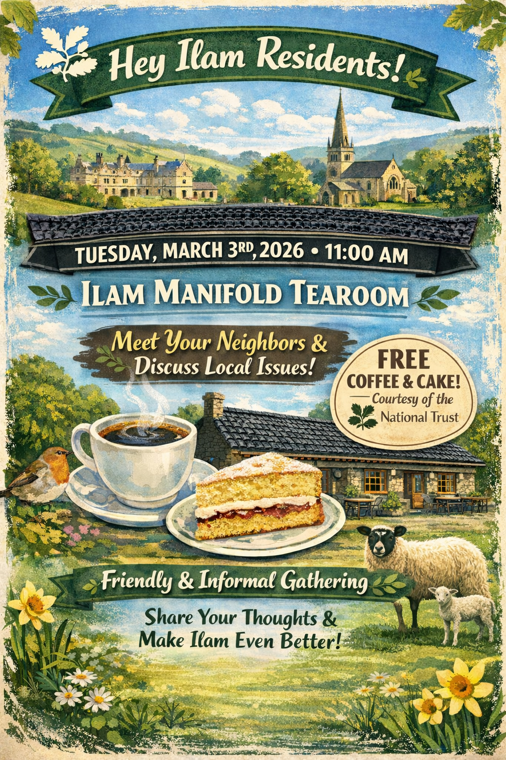 Ilam residents coffee morning